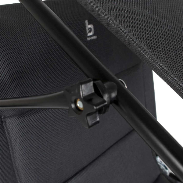 Фото - Розкладне ліжко Bo-camp Sun Lounger With Sunscreen 5 Positions Grey (1304492)