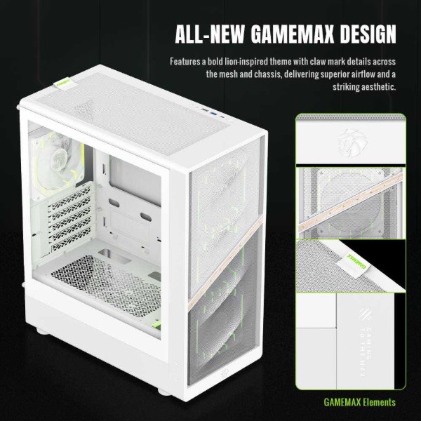 Фото - Корпус Gamemax Mini Tower Без БП (AERIS 330 MW)