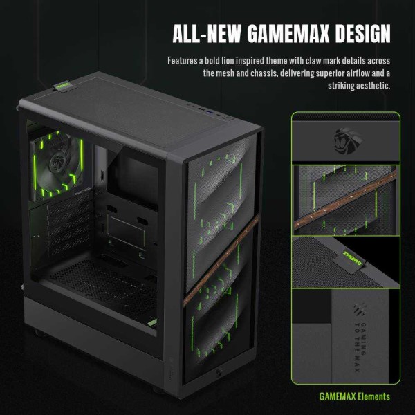 Фото - Корпус Gamemax Mini Tower Без БП (AERIS 330 MB)