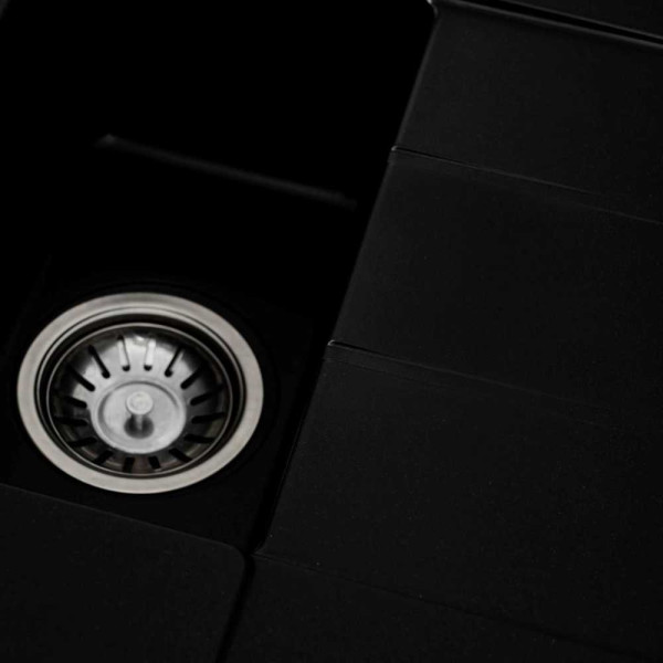 Фото - Мийка кухонна Platinum 7850W TOSKANA матова Чорна