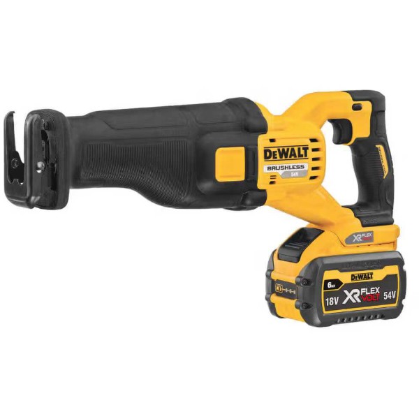 Фото - Пила шабельна DeWALT 54В XR FLEXVOLT Li-lon 2 Аг (DCS389T2)