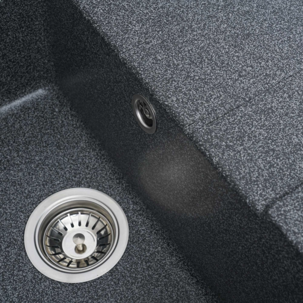 Фото - Мийка кухонна VALESO 6550 INTENSO матова Графіт