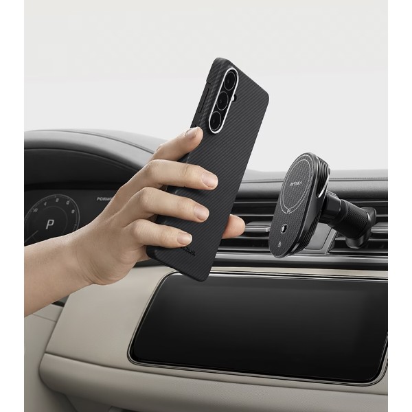 Фото - Чехол для смартфона Pitaka Edge Ultra-Slim Case Classic Twill 600D Black/Grey for Samsung Galaxy S26 Plus (KS2601S)