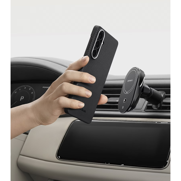 Фото - Чохол для смартфону Pitaka Edge Ultra-Slim Case Classic Twill 600D Black/Grey for Samsung Galaxy S26 Plus (KS2601S)