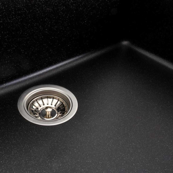 Фото - Мийка кухонна Platinum 7945 Paruana матова Чорний металік