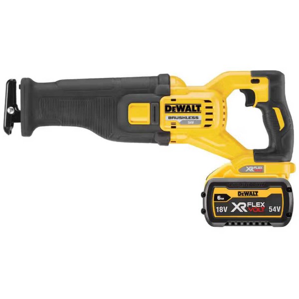 Фото - Пила шабельна DeWALT 54В XR FLEXVOLT Li-lon 2 Аг (DCS389T2)