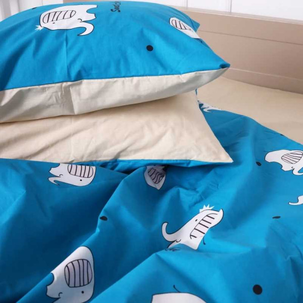 Фото - Комплект постільної білизни дитячий MirSon Бязь 17-0350 Slovenia 110х140 (2200002602860)