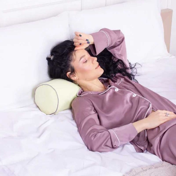 Фото - Подушка валик MirSon №8115 Naturale Line 12-0525 Tiziana EcoSilk 70х16 см (2200006248316)