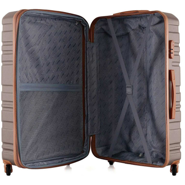 Фото - Валіза Semi Line 28" (L) Graphite/Brown (T5689-3)