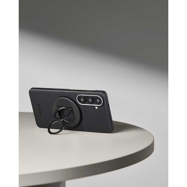 Фото - Чехол для смартфона Pitaka Edge Ultra-Slim Case Classic Twill 600D Black/Grey for Samsung Galaxy S26 (KS2601)