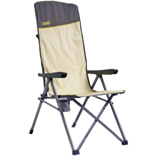 Фото - Складаний стілець Uquip Justy XL Sand/Grey (244045)