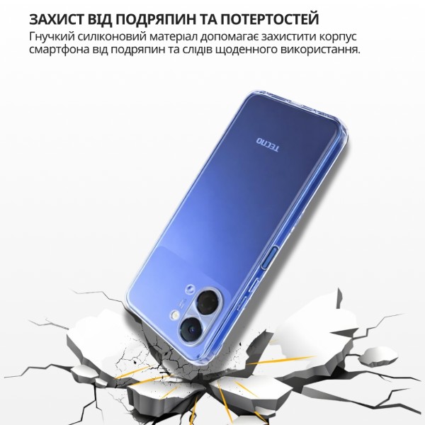 Фото - Чехол для смартфона BeCover for Tecno Spark Go 3 (KN3) Transparancy (715692)