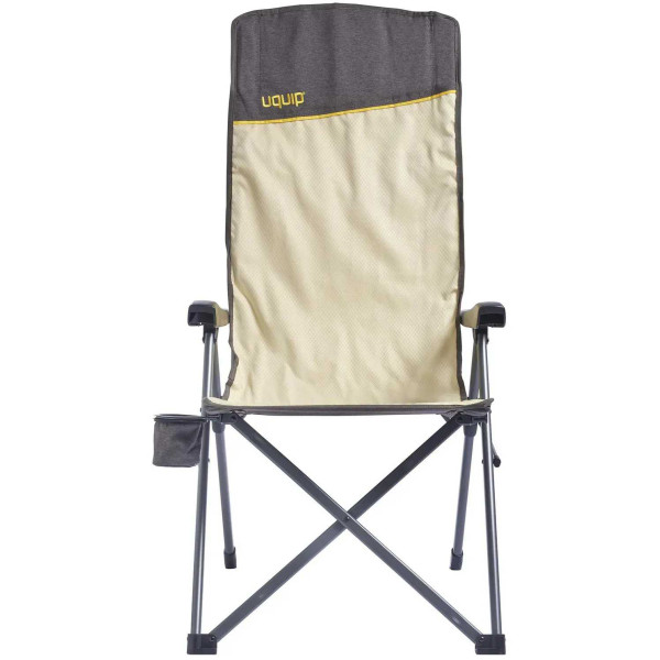 Фото - Складаний стілець Uquip Justy XL Sand/Grey (244045)