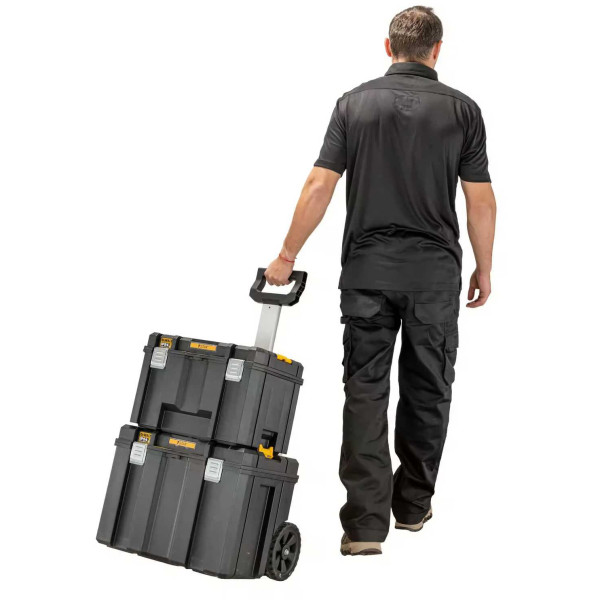 Фото - Ящик для инструментов DeWALT тележка McLaren TSTAK (DWST83347-1M)