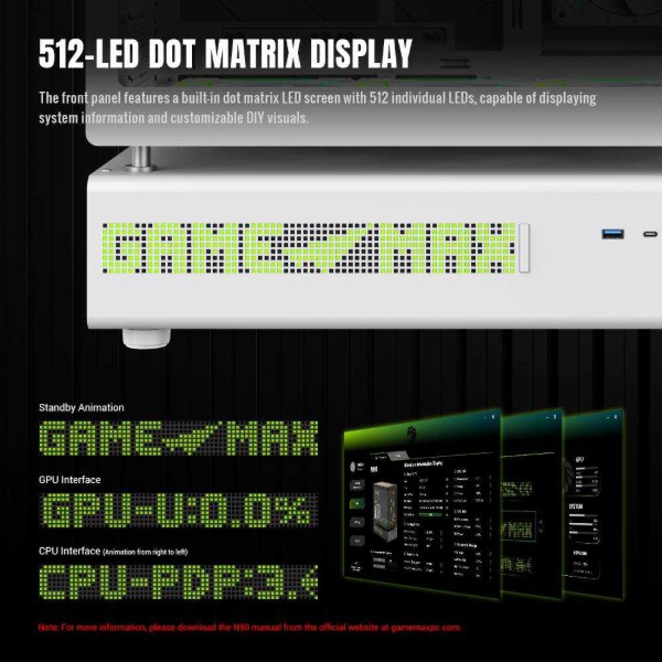 Фото - Корпус Gamemax Mid Tower Без БП (N90 WH)