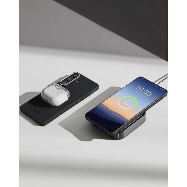Фото - Чехол для смартфона Pitaka Edge Ultra-Slim Case Classic Twill 600D Black/Grey for Samsung Galaxy S26 (KS2601)