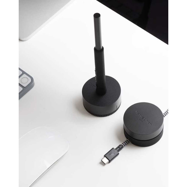 Фото - Органайзер для хранения кабелей Native Union Weighter Single Channel Black (CBWEIG-SNG-BLK)