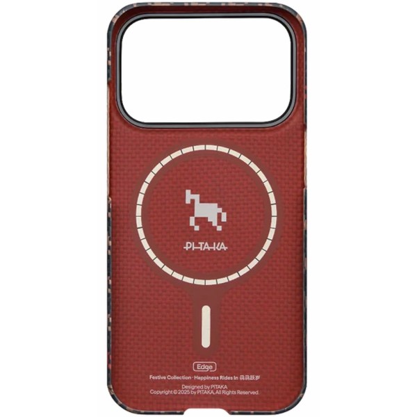 Фото - Чехол для смартфона Pitaka Edge Ultra-Slim Case Happiness Rides Ebony for iPhone 17 Pro Max (HR1707PM)