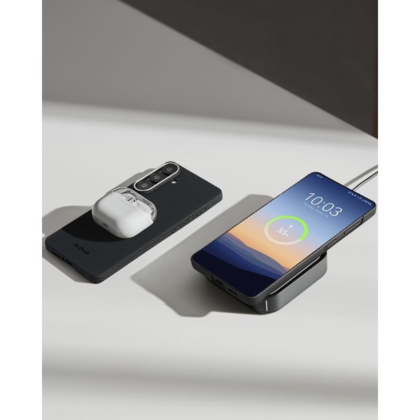 Фото - Чехол для смартфона Pitaka Edge Ultra-Slim Case Classic Twill 600D Black/Grey for Samsung Galaxy S26 Plus (KS2601S)