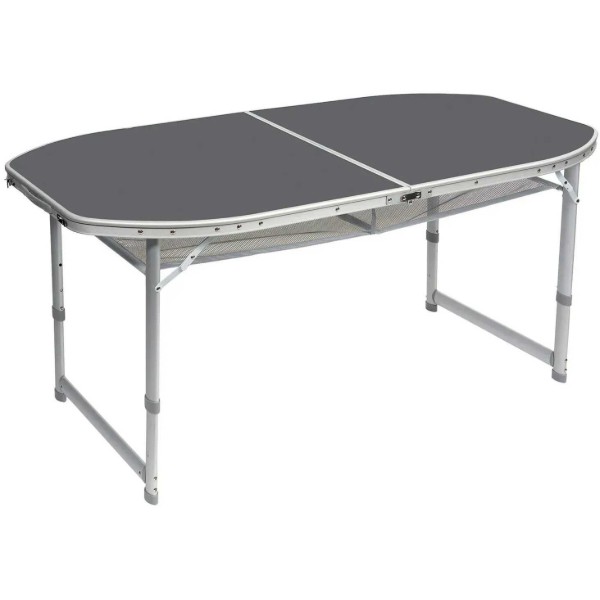 Фото - Складной стол Bo-camp Case Model Oval Grey (1404399)