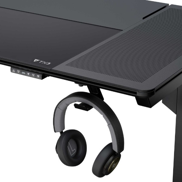 Фото - Стіл комп'ютерний TX3 TX3 LAB-X Black (TEGD-7031101.11)
