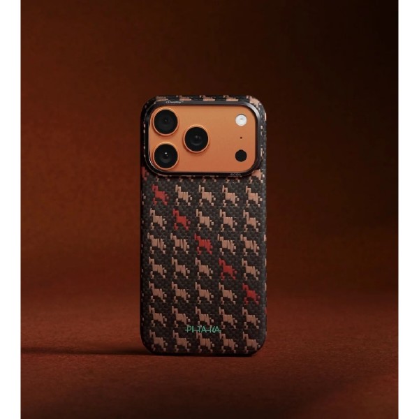 Фото - Чехол для смартфона Pitaka Edge Ultra-Slim Case Happiness Rides Ebony for iPhone 17 Pro Max (HR1707PM)