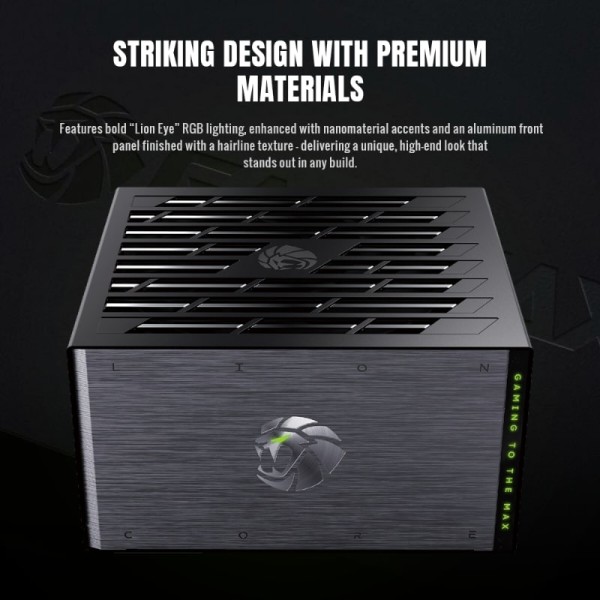 Фото - Блок питания для ПК Gamemax Lion core 1000P