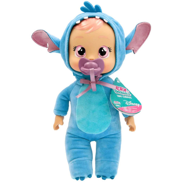 Фото - Інтерактивний пупс Cry Babies CB. НІЖНІ ОБІЙМИ. DISNEY Лялька Плакса Стіч 25 см (925540)