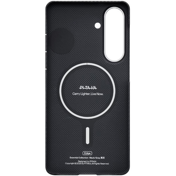 Фото - Чехол для смартфона Pitaka Edge Ultra-Slim Case Classic Twill 600D Black/Grey for Samsung Galaxy S26 Plus (KS2601S)