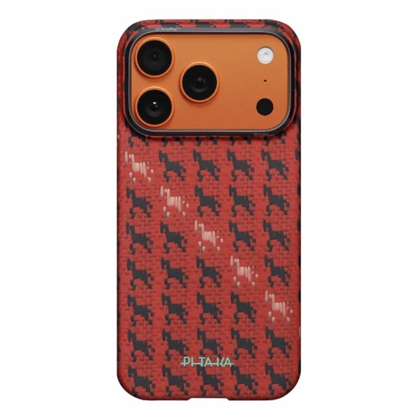 Фото - Чехол для смартфона Pitaka Edge Ultra-Slim Case Happiness Rides Maroon for iPhone 17 Pro (HR1708P)
