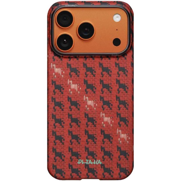 Фото - Чехол для смартфона Pitaka Edge Ultra-Slim Case Happiness Rides Maroon for iPhone 17 Pro Max (HR1708PM)