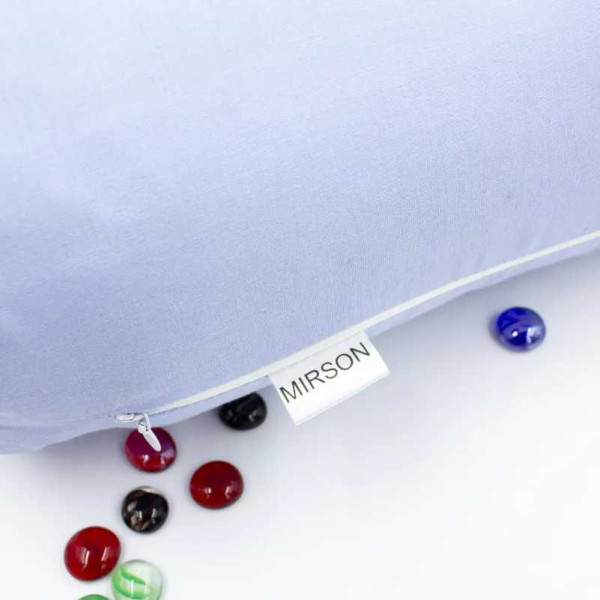 Фото - Подушка валик MirSon №8507 Naturale Line 12-4608 Lucretia 50% Memory 60х20 см (2200006341734)