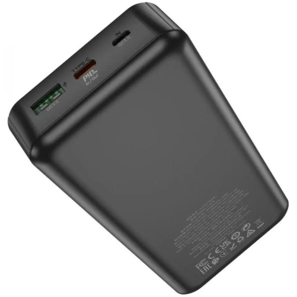 Фото - Батарея мобільна HOCO J102A Cool figure PD20W+QC3.0 20000mAh Black (6931474783622)