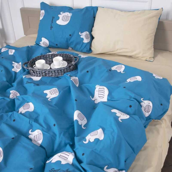 Фото - Комплект постільної білизни дитячий MirSon Бязь 17-0350 Slovenia 110х140 (2200002602860)