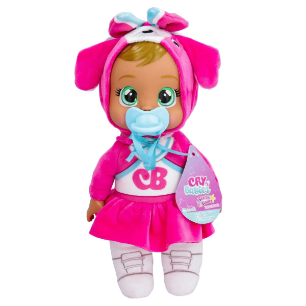 Фото - Інтерактивний пупс Cry Babies CB. НІЖНІ ОБІЙМИ. ЗІРКОВІ ТАЛАНТИ. Лялька Плакса Роксі, 25 см (911598)