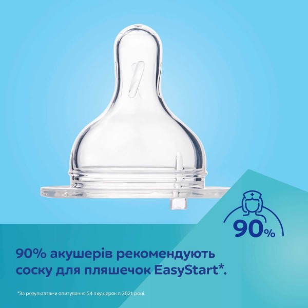 Фото - Пляшка для годування Canpol babies з широким отвором та ручками 300мл PP Easystart Bonjour Paris синя (35/241_blu)