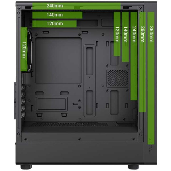 Фото - Корпус Gamemax Mini Tower Без БП (AERIS 330 GB)