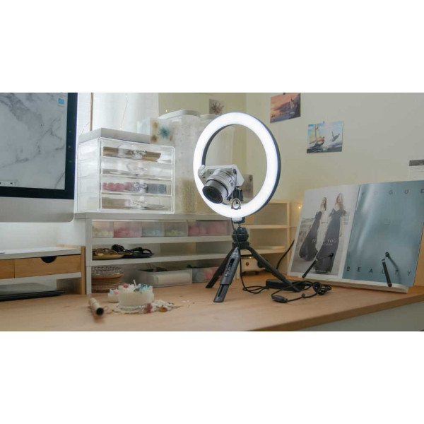Фото - Кольцевая лампа Streamplify LIGHT 10-USB-TP (SPIR-LZ10112.11)