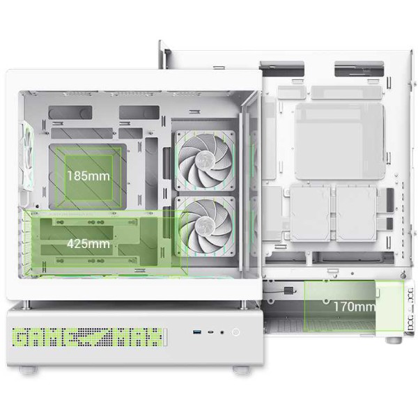 Фото - Корпус Gamemax Mid Tower Без БП (N90 WH)