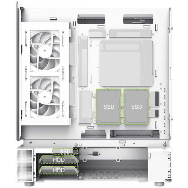 Фото - Корпус Gamemax Mid Tower Без БП (N90 WH)