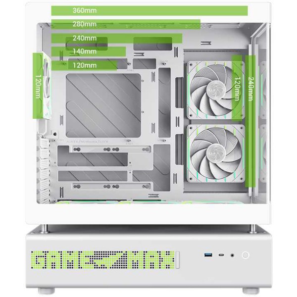 Фото - Корпус Gamemax Mid Tower Без БП (N90 WH)
