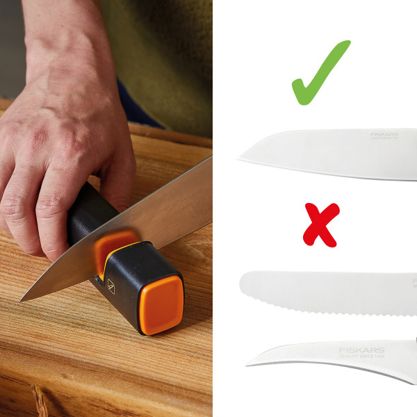 Фото - Точилка кухонних ножів Fiskars EDGE (1003098)