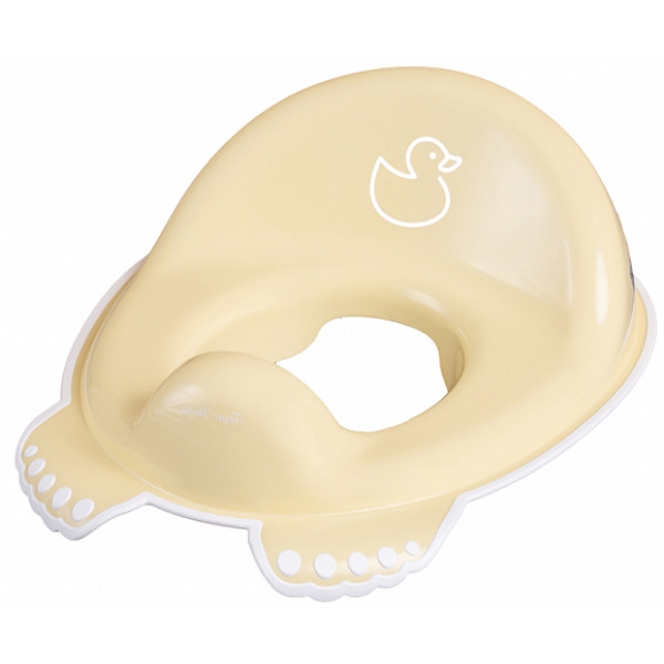 Фото - Детская накладка на унитаз классическая Tega Baby Утенок с антискользящей резиной Светло-желтый (DK-002-132)