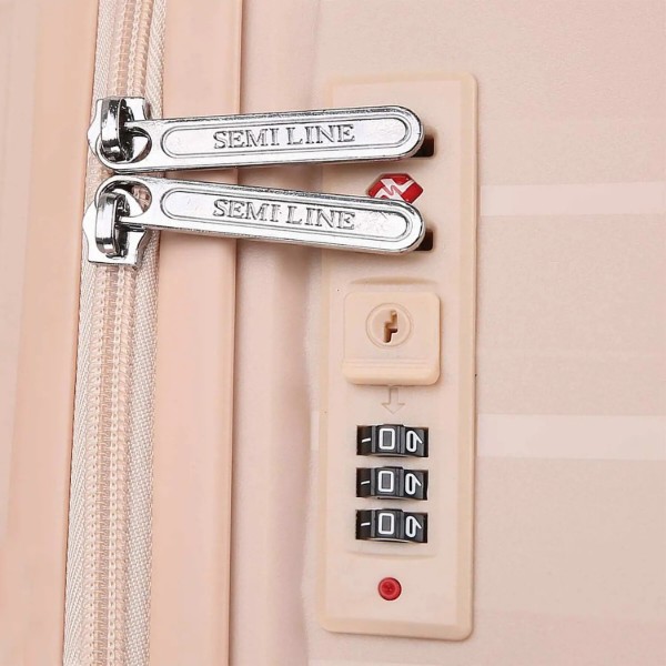 Фото - Чемодан Semi Line S Beige (T5795-1)