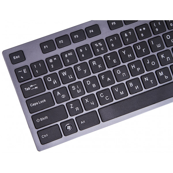 Фото - Клавіатура дротова A4tech KV-300 H USB (Grey+Black)