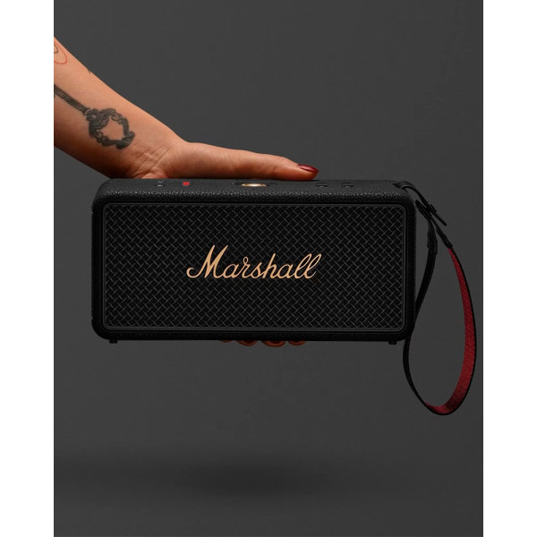 Фото - Портативна акустика Marshall Portable Speaker Middleton II Black and Brass (1007428)