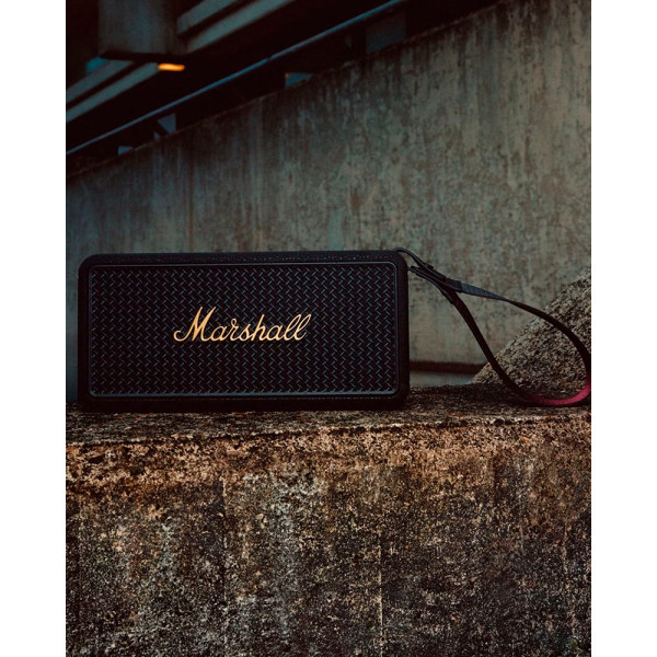 Фото - Портативна акустика Marshall Portable Speaker Middleton II Black and Brass (1007428)