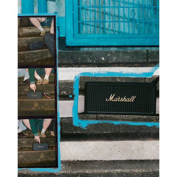 Фото - Портативна акустика Marshall Portable Speaker Middleton II Black and Brass (1007428)