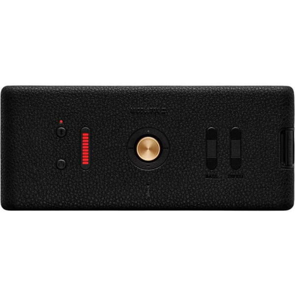Фото - Портативна акустика Marshall Portable Speaker Middleton II Black and Brass (1007428)