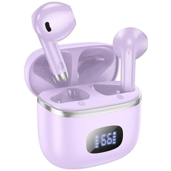 Фото - Навушники вкладиші бездротові TWS HOCO EQ1 Purple (6931474798510)